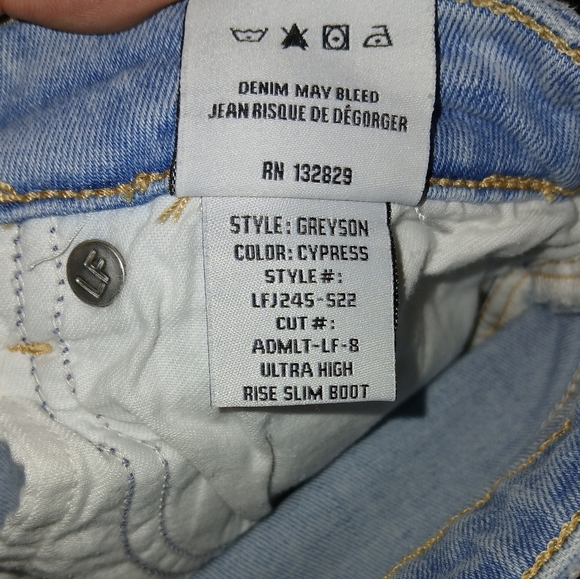 Lovers and Friends Greyson Ultra High Rise Slim Boot in cypress size 28 - Picture 9 of 15